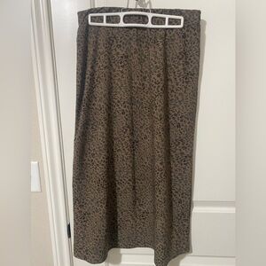 a new day Animal Print Maxi Skirt